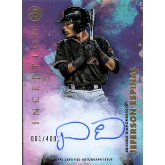 2021 Bowman Inception Autographs #PAJE Jeferson Espinal/400