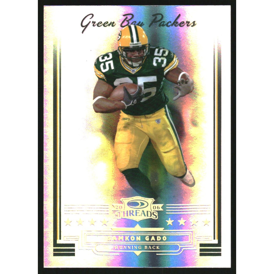 2006 Donruss Threads Gold Holofoil #12 Samkon Gado