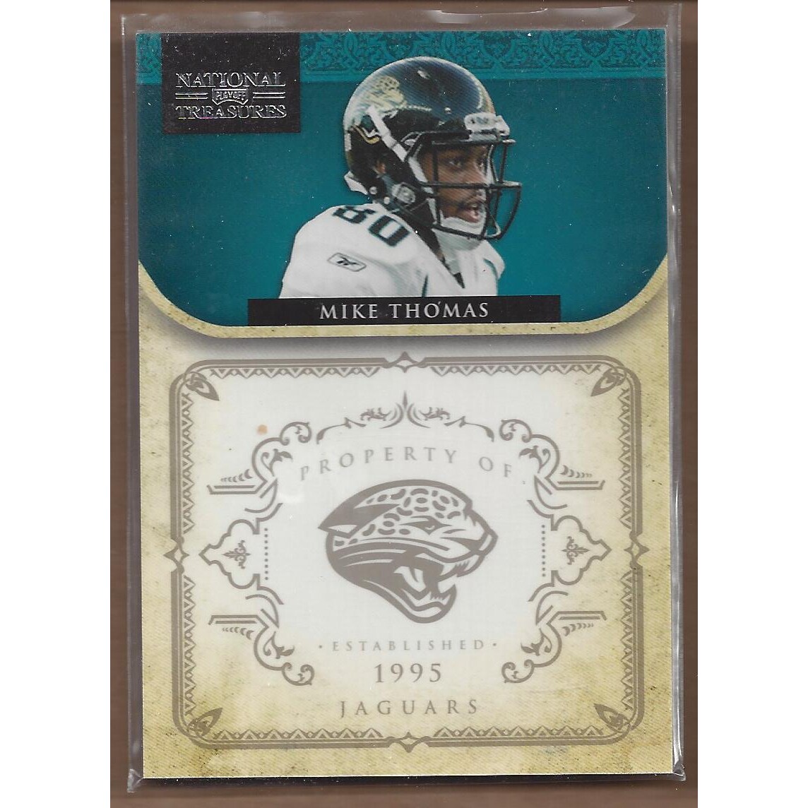 2011 Playoff National Treasures #70 Mike Thomas