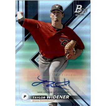 2019 Bowman Platinum Top Prospect Autographs #TOP36 Taylor Widener