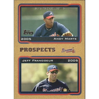 2005 Topps Gold #691 A.Marte/J.Francoeur