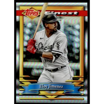 2021 Finest Flashbacks Refractors #42 Eloy Jimenez