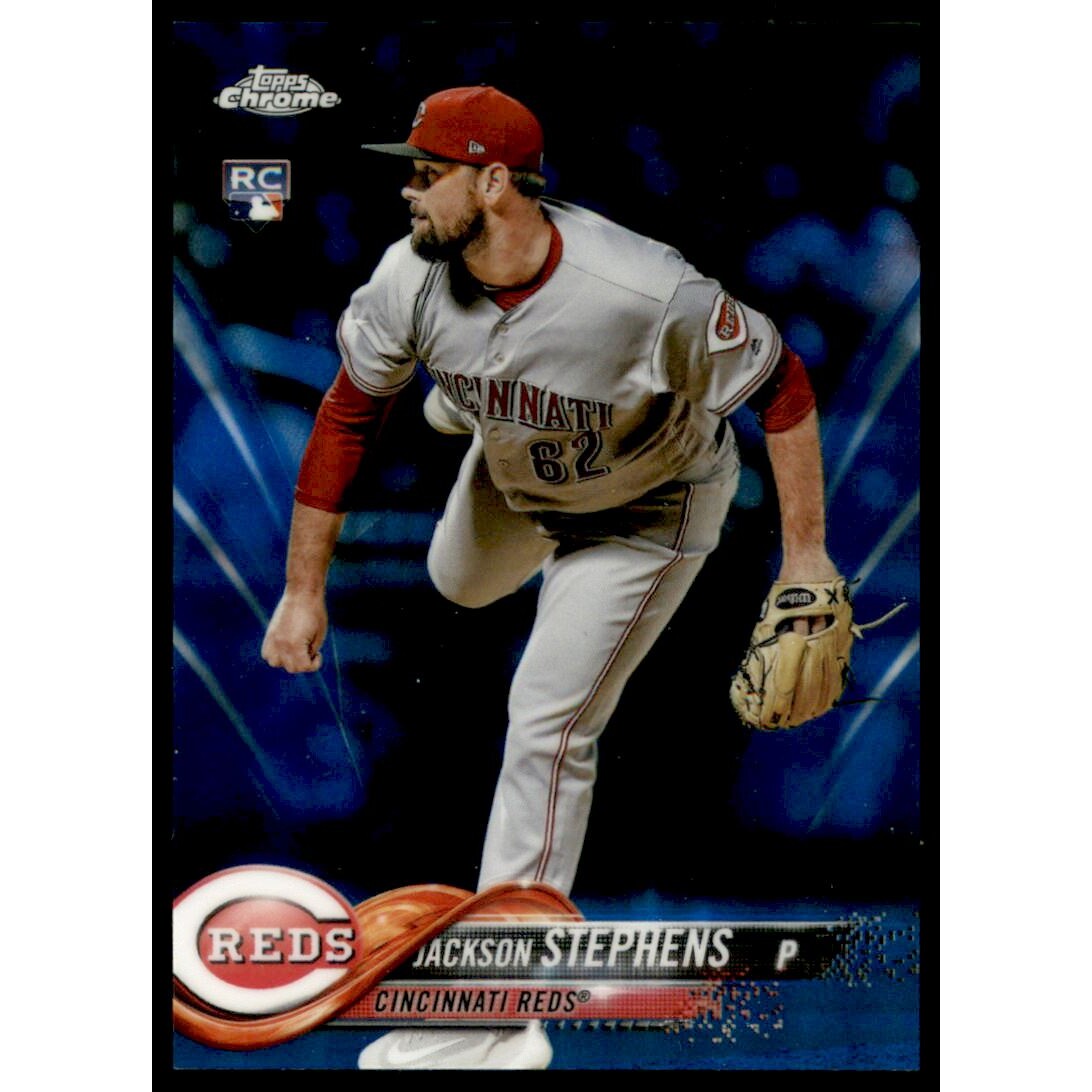 2018 Topps Chrome Blue Refractors #110 Jackson Stephens