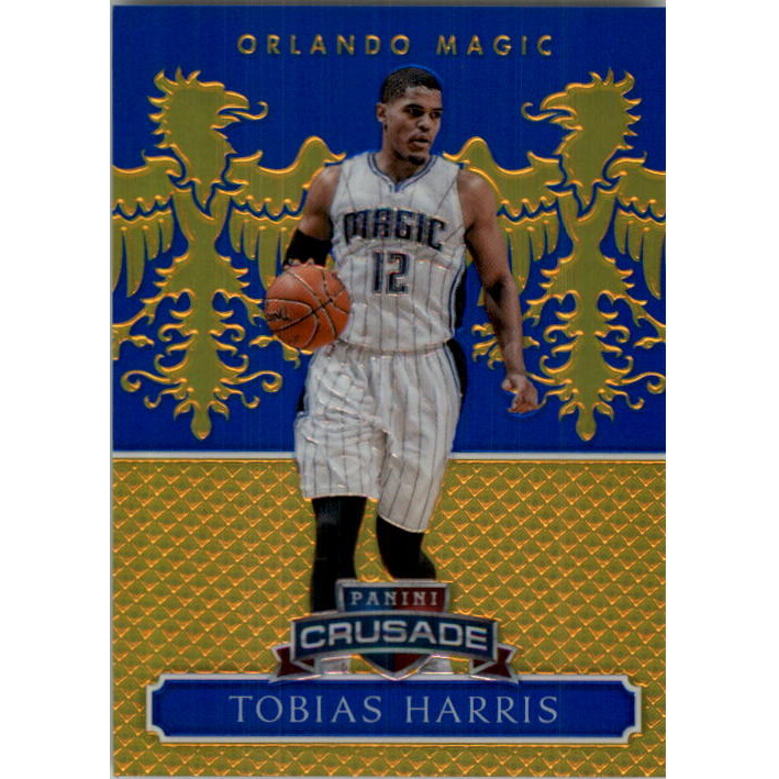 2014-15 Panini Excalibur Crusade Blue #4 Tobias Harris