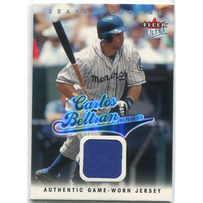 2004 Ultra Season Crowns Game Used #166 Carlos Beltran Jsy