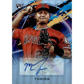 2020 Topps Fire Autographs #FAMTH Matt Thaiss