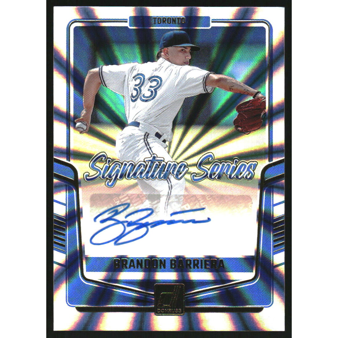 2024 Donruss Signature Series Laser #70 Brandon Barriera