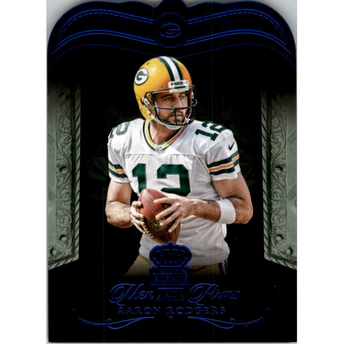 2015 Crown Royale Men at Arms Blue #MA1 Aaron Rodgers