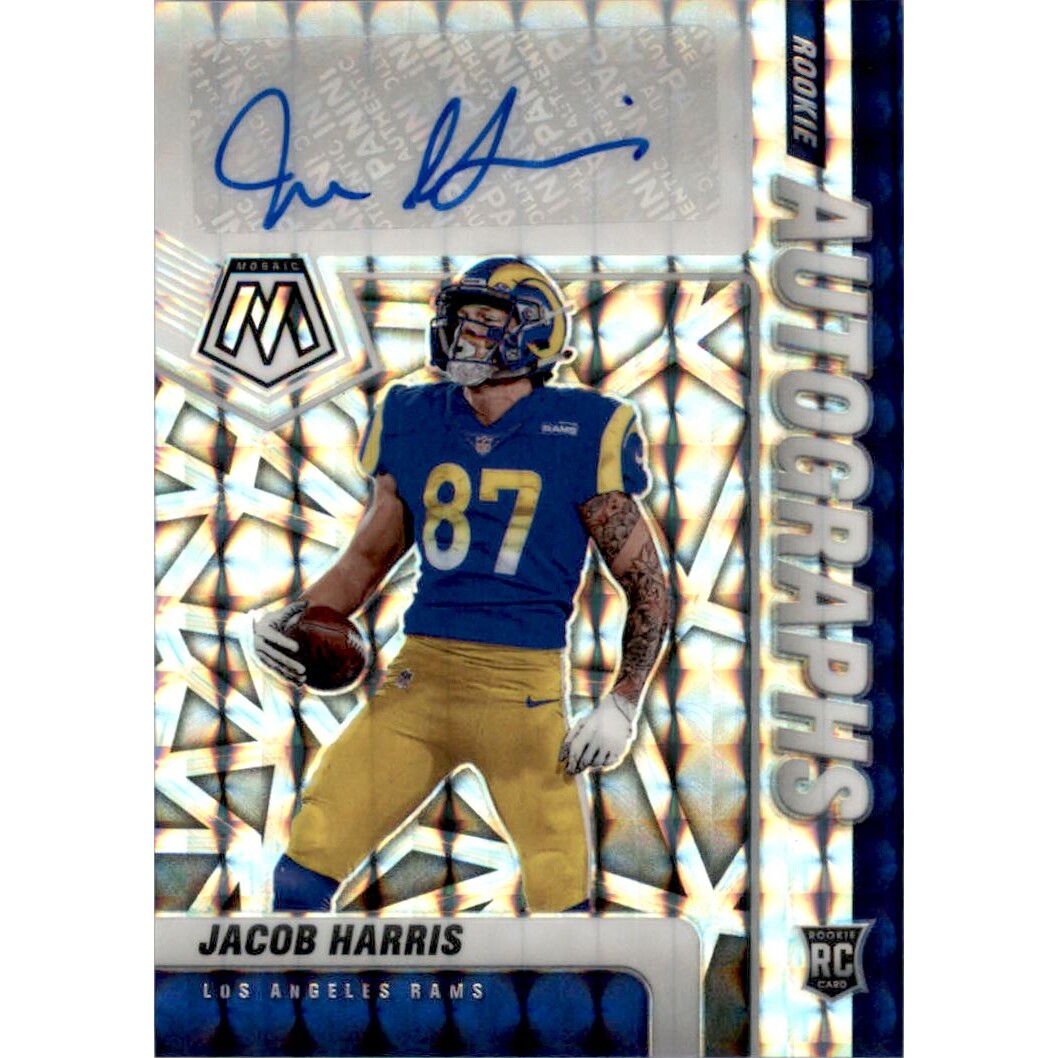 2021 Panini Mosaic Rookie Autographs Mosaic #38 Jacob Harris