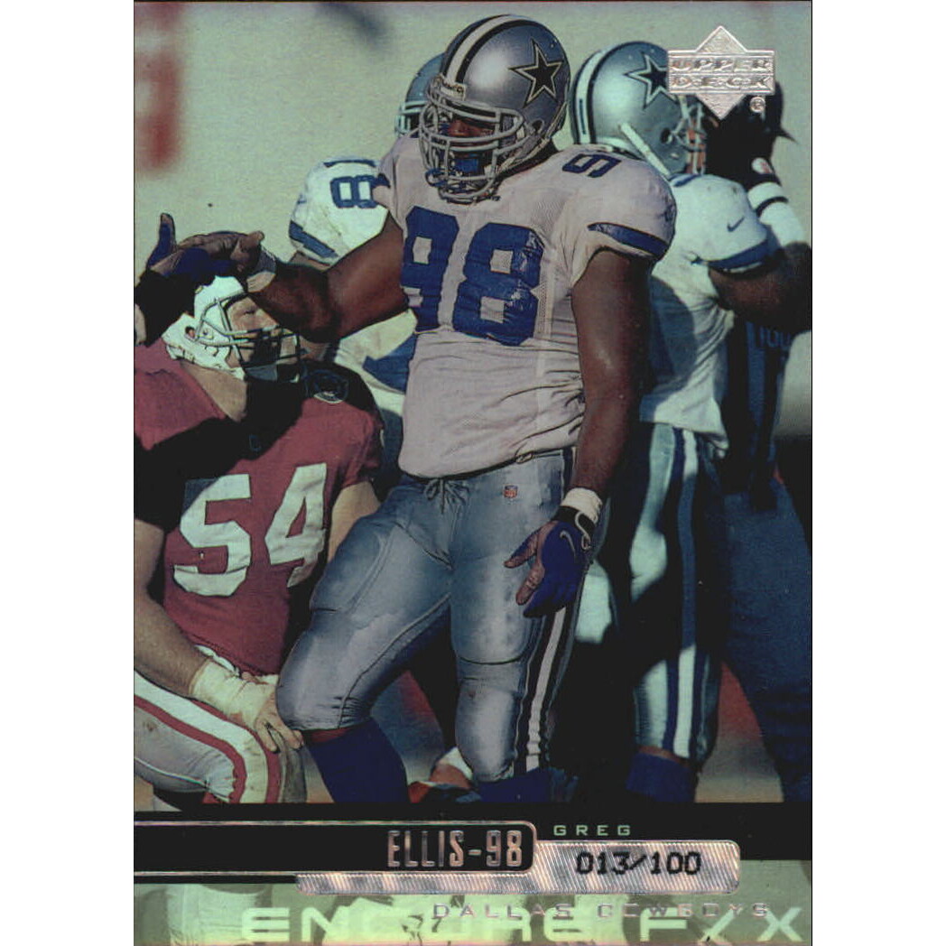 1999 Upper Deck Encore F/X #52 Greg Ellis. rookie card picture