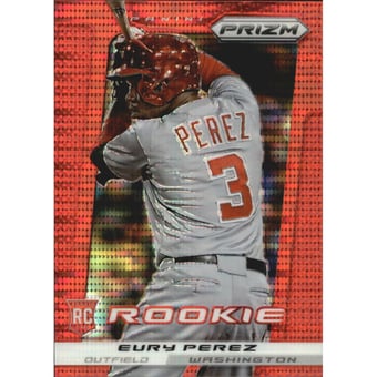 2013 Panini Prizm Prizms Red Pulsar #286 Eury Perez