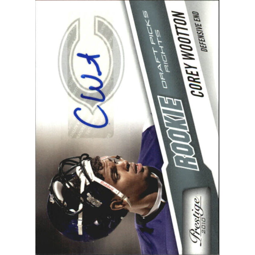 2010 Prestige Draft Picks Rights Autographs #224 Corey Wootton/799