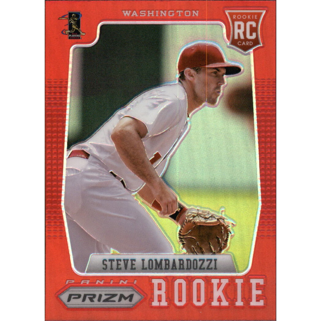 2012 Panini Prizm Prizms Red #174 Steve Lombardozzi. rookie card picture