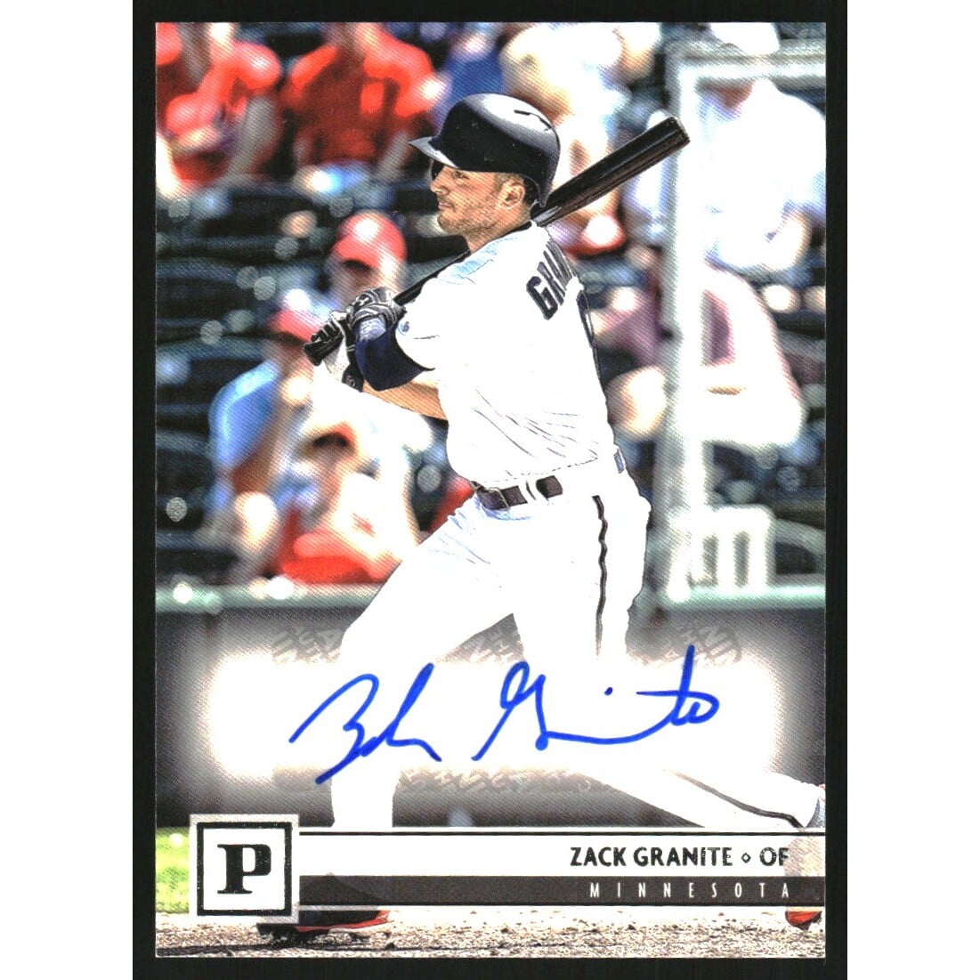 2018 Panini Signatures #11 Zack Granite. rookie card picture
