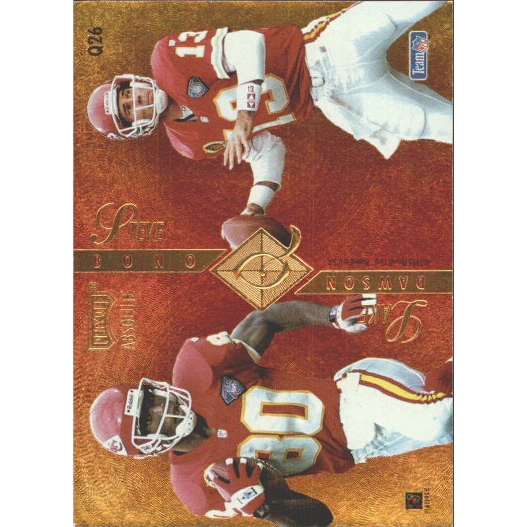 1995 Absolute Quad Series #Q26 Greg Hill/Willie Davis/Lake Dawson/Steve Bono