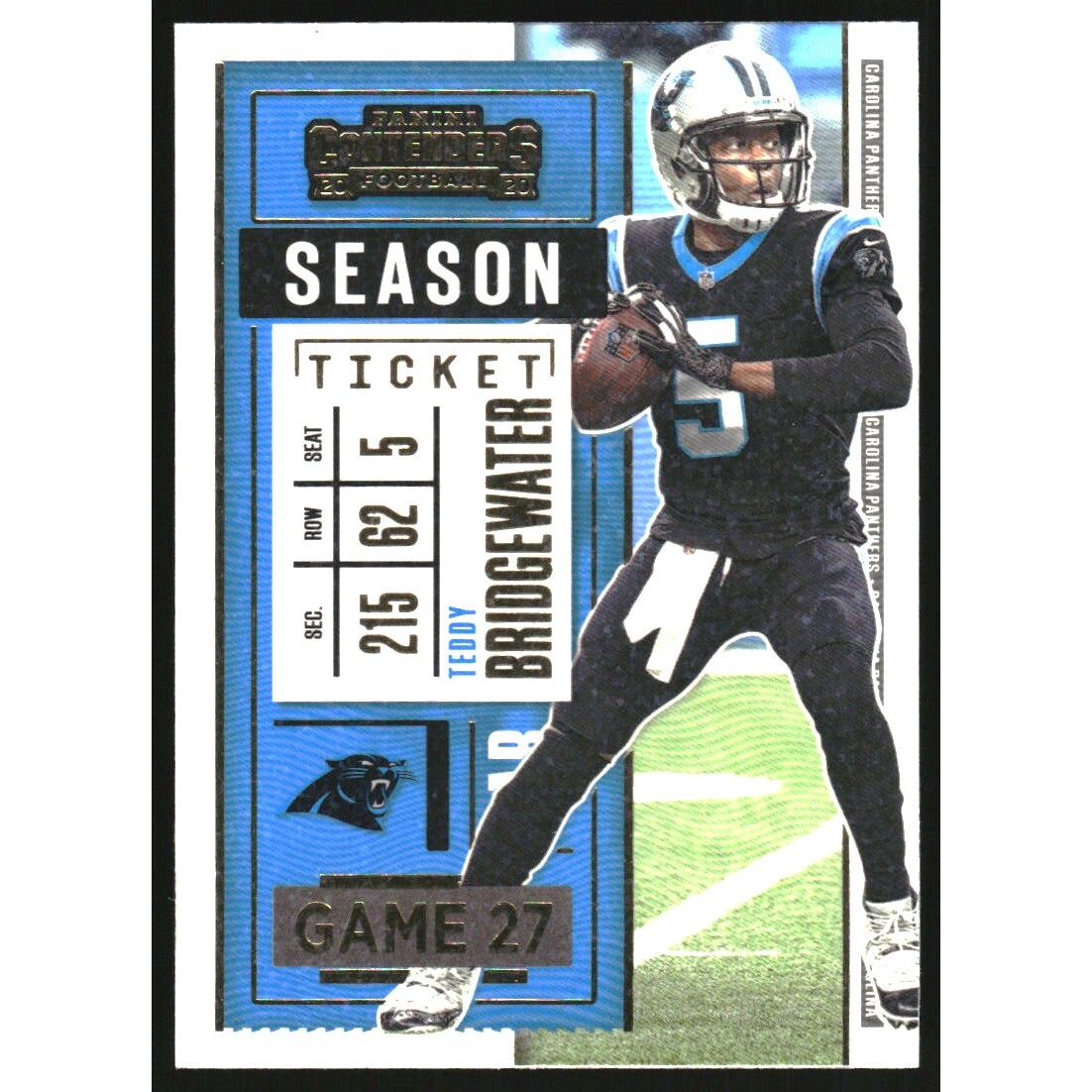 2020 Panini Contenders Stardust #87 Teddy Bridgewater