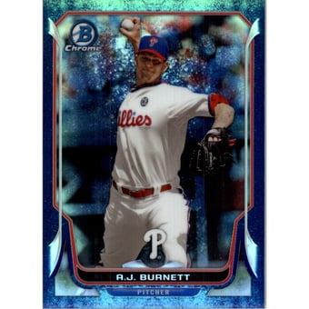 2014 Bowman Chrome Bubble Refractors #111 A.J. Burnett