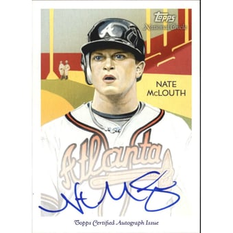 2010 Topps National Chicle Autographs National Chicle Back #NM Nate McLouth