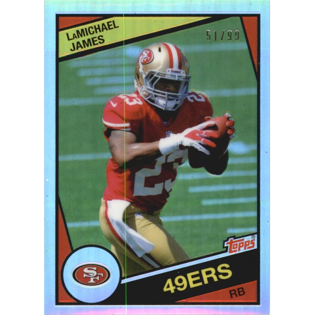 2012 Topps Chrome 1984 Refractors #21 LaMichael James. rookie card picture