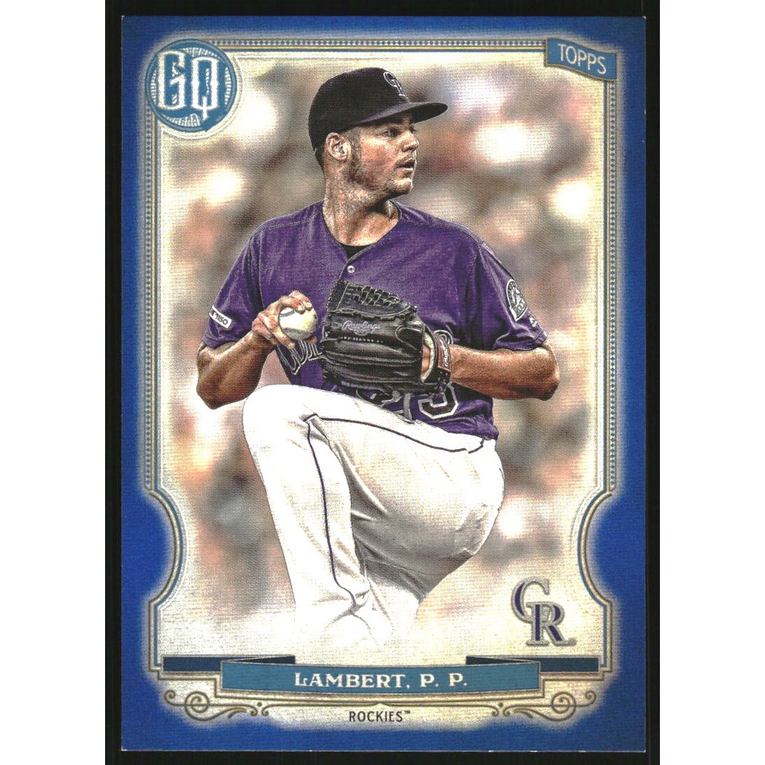 2020 Topps Gypsy Queen Blue #267 Peter Lambert. rookie card picture