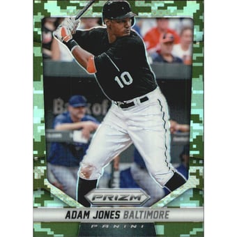 2014 Panini Prizm Prizms Camo #56 Adam Jones