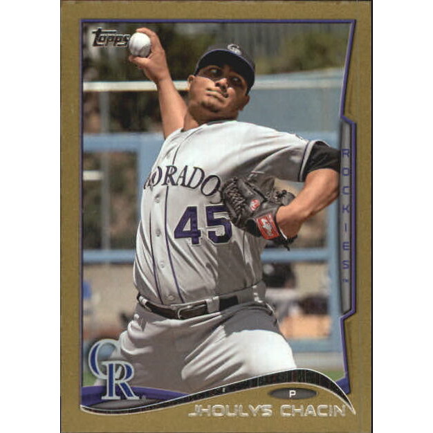 2014 Topps Mini Gold #69 Jhoulys Chacin. rookie card picture
