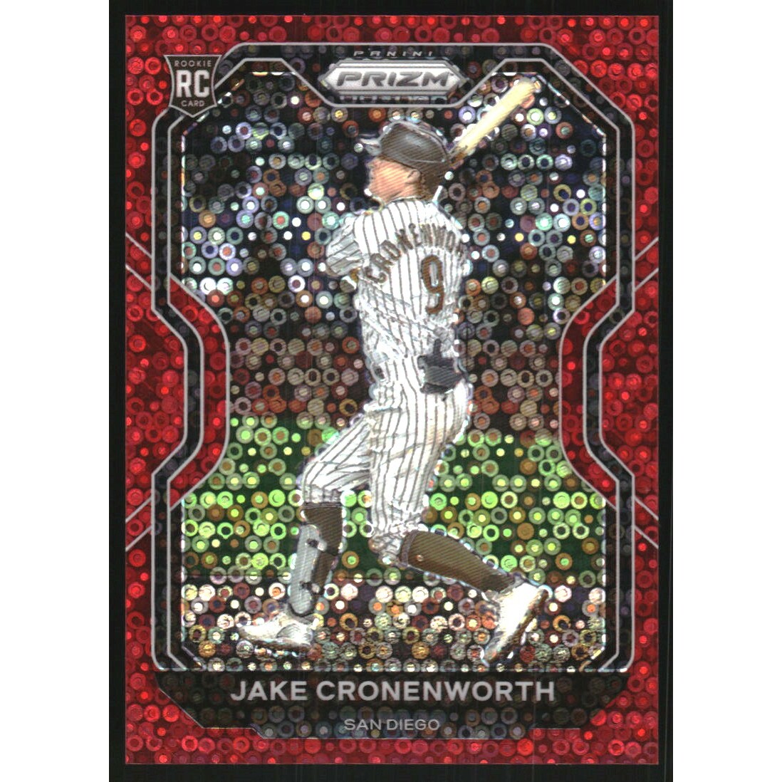 2021 Panini Prizm Prizms Red Donut Circles #235 Jake Cronenworth. rookie card picture