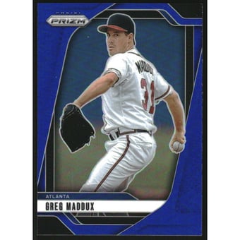2025 Panini Prizm Prizms Blue #67 Greg Maddux