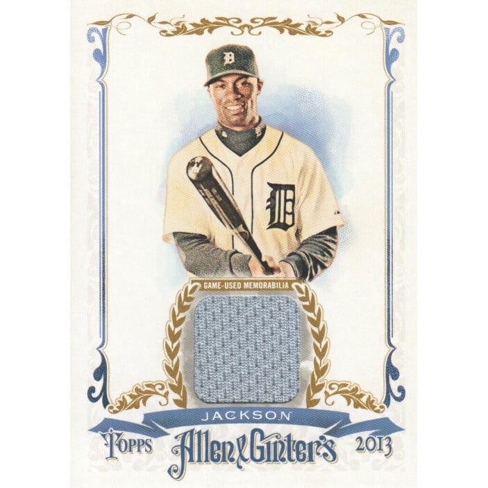 2013 Topps Allen and Ginter Relics #AJ Austin Jackson. rookie card picture