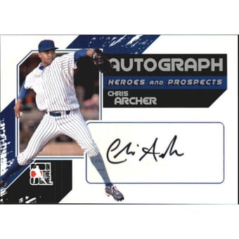 2011 ITG Heroes and Prospects Full Body Autographs Silver #CA Chris Archer