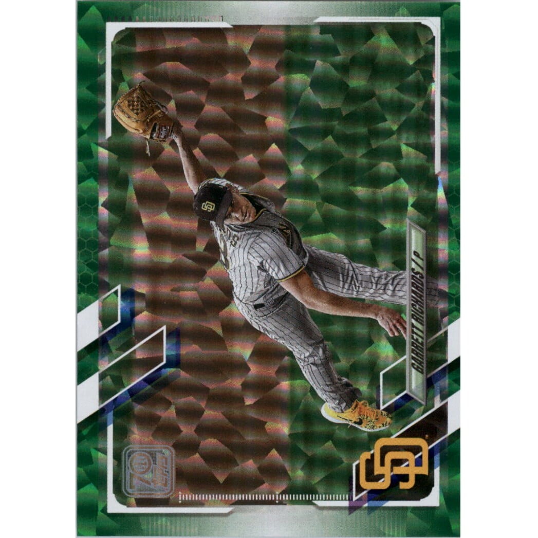 2021 Topps Green Foil #140 Garrett Richards. rookie card picture