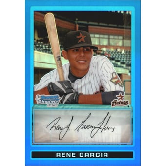 2009 Bowman Chrome Prospects Blue Refractors #BCP81 Rene Garcia