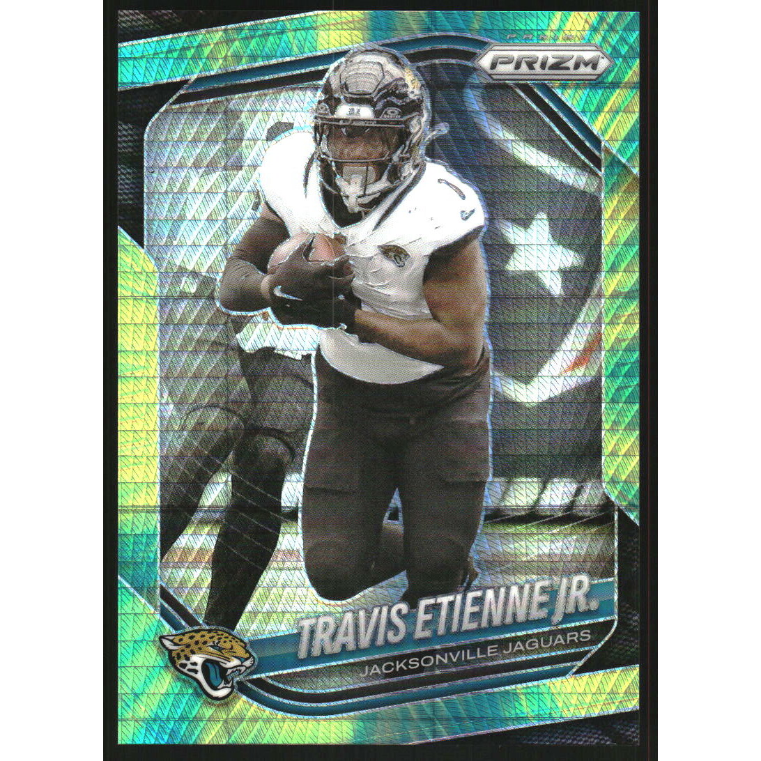 2025 Panini Prizm Prizms Hyper #68 Travis Etienne Jr.