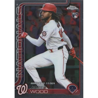 2025 Topps Chrome Update #USC95 James Wood RC