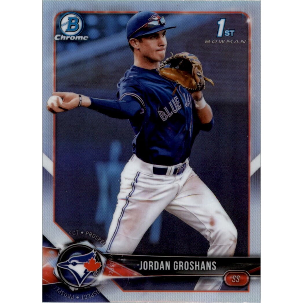 2018 Bowman Chrome Draft Refractors #BDC56 Jordan Groshans. rookie card picture