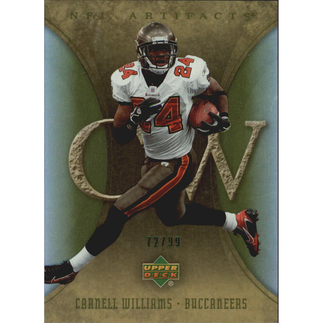 2007 Artifacts Green #93 Cadillac Williams