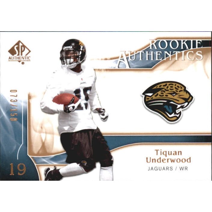 2009 SP Authentic Bronze #251 Tiquan Underwood