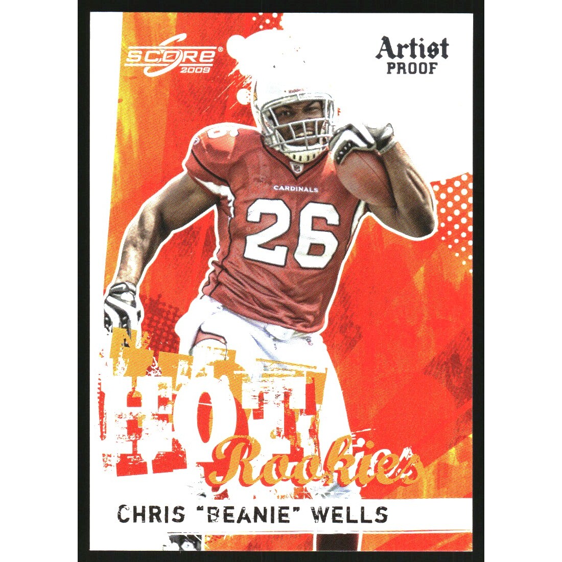2009 Score Hot Rookies Artist's Proof #5 Chris Wells