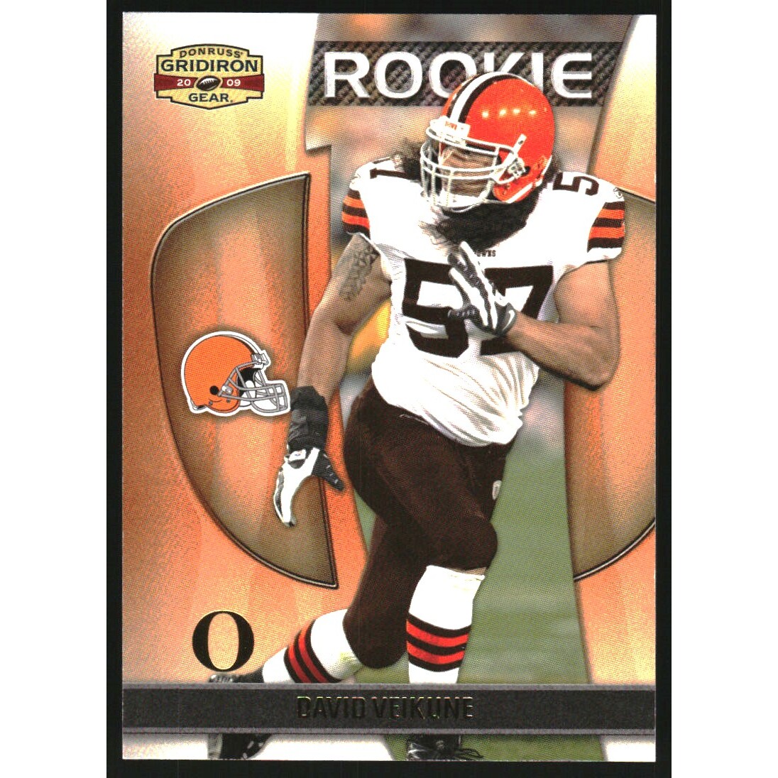 2009 Donruss Gridiron Gear Gold O’s #135 David Veikune 2009 Donruss Gridiron Gear Gold O’s #135 David Veikune