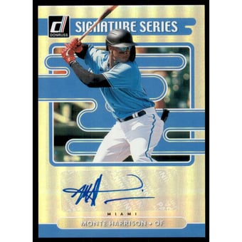 2021 Donruss Signature Series #19 Monte Harrison