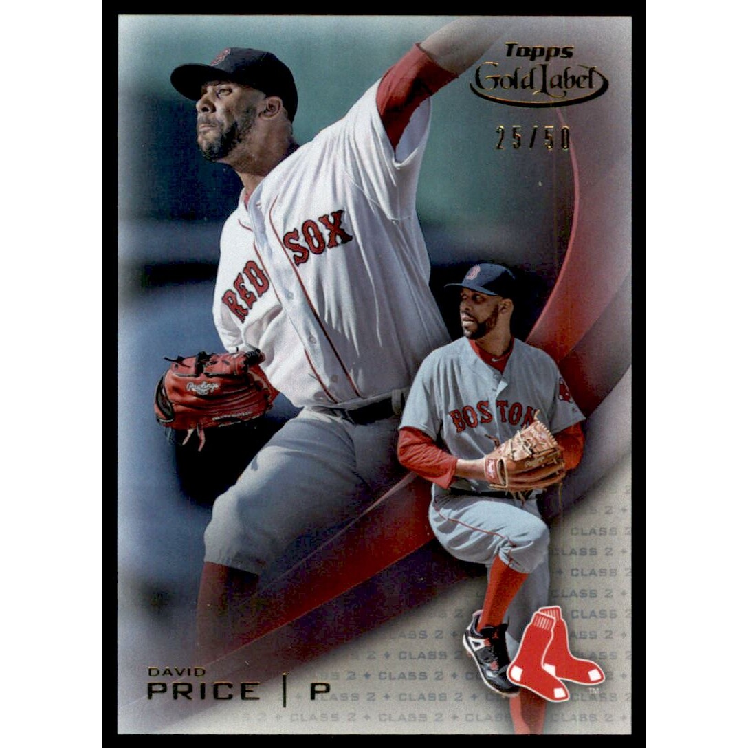 2016 Topps Gold Label Class 2 Red #61 David Price 2016 Topps Gold Label Class 2 Red #61 David Price
