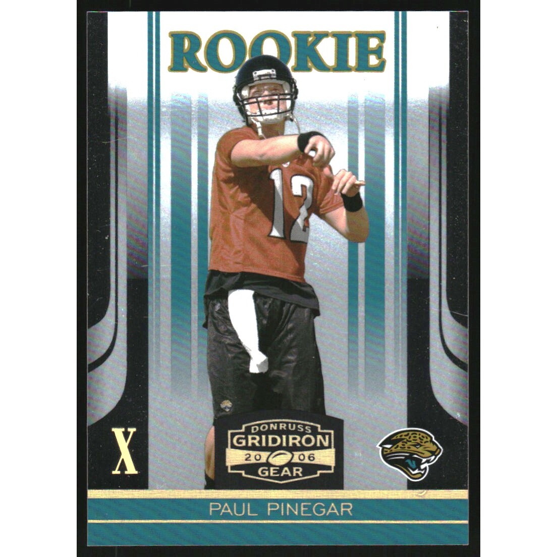 2006 Donruss Gridiron Gear Gold Holofoil X's #184 Paul Pinegar