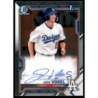 2021 Bowman Chrome Prospect Autographs #CPAJV Jake Vogel