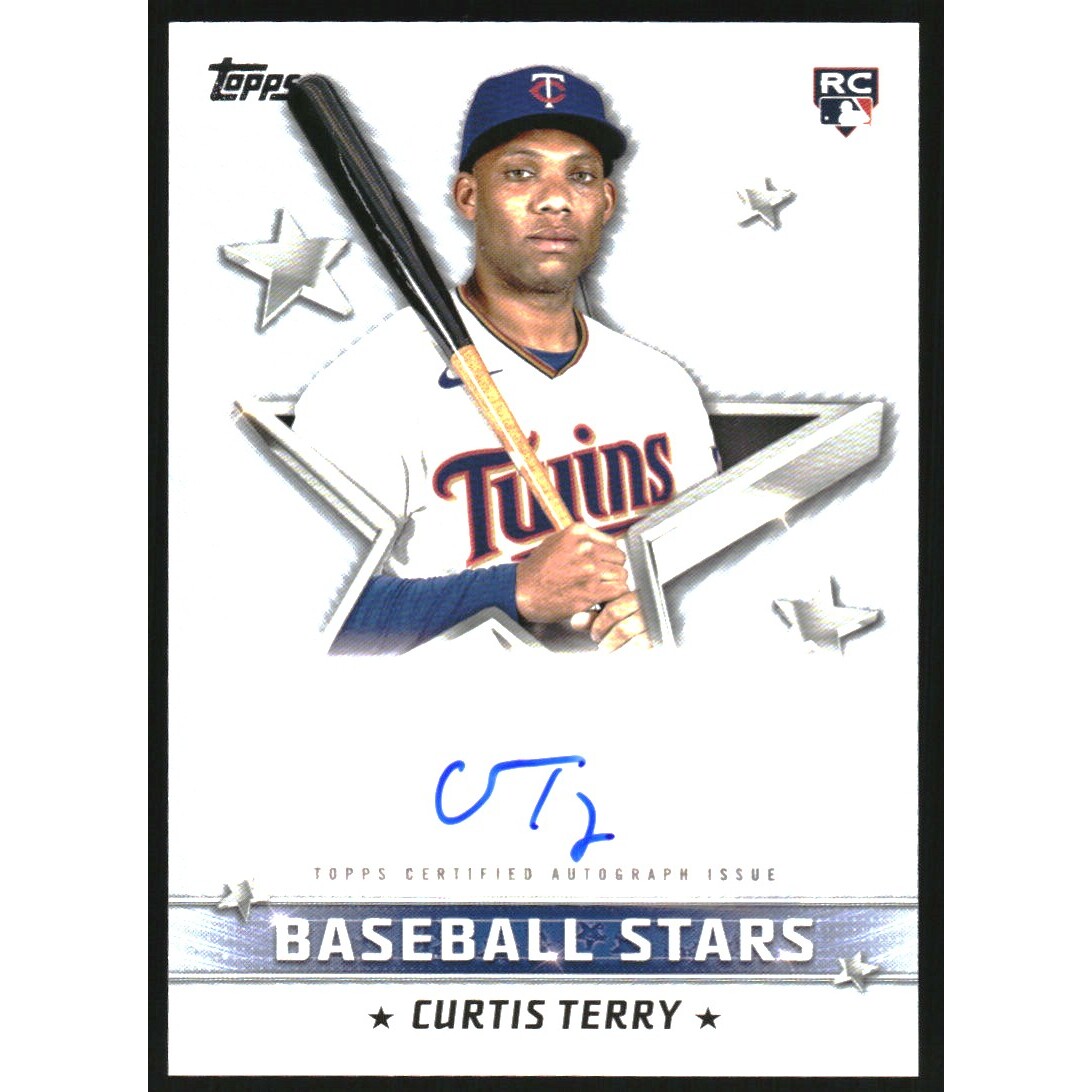 2022 Topps Baseball Stars Autographs #BSACT Curtis Terry S2. rookie card picture
