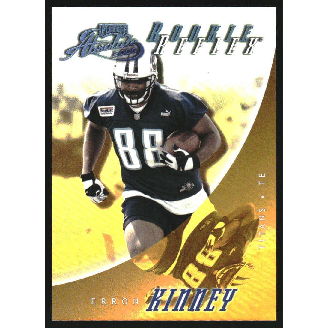 2000 Absolute Rookie Reflex Gold #RR19 Erron Kinney
