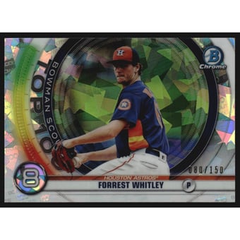 2020 Bowman Chrome Scouts Top 100 Atomic Refractors #BTP8 Forrest Whitley