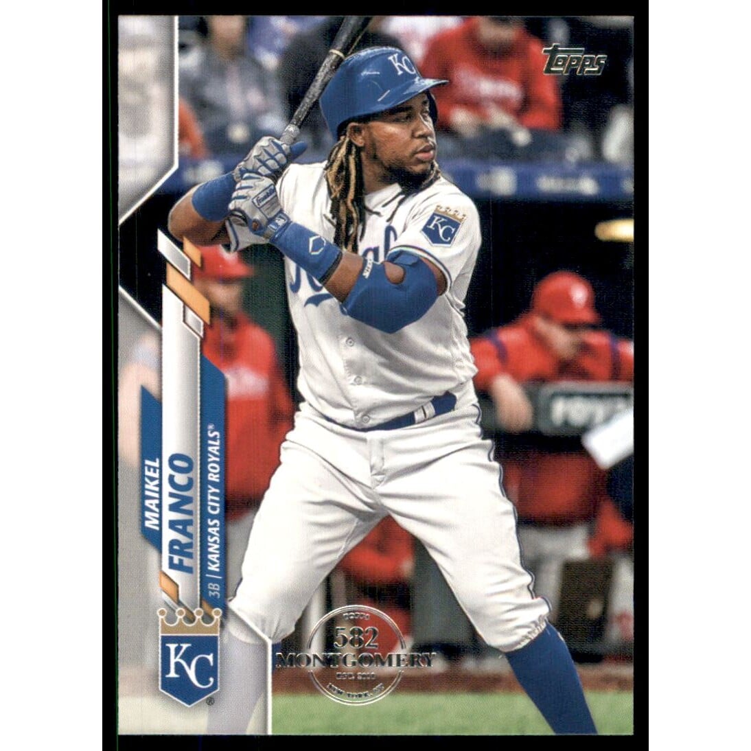 2020 Topps Factory Set 582 Montgomery Club #515 Maikel Franco