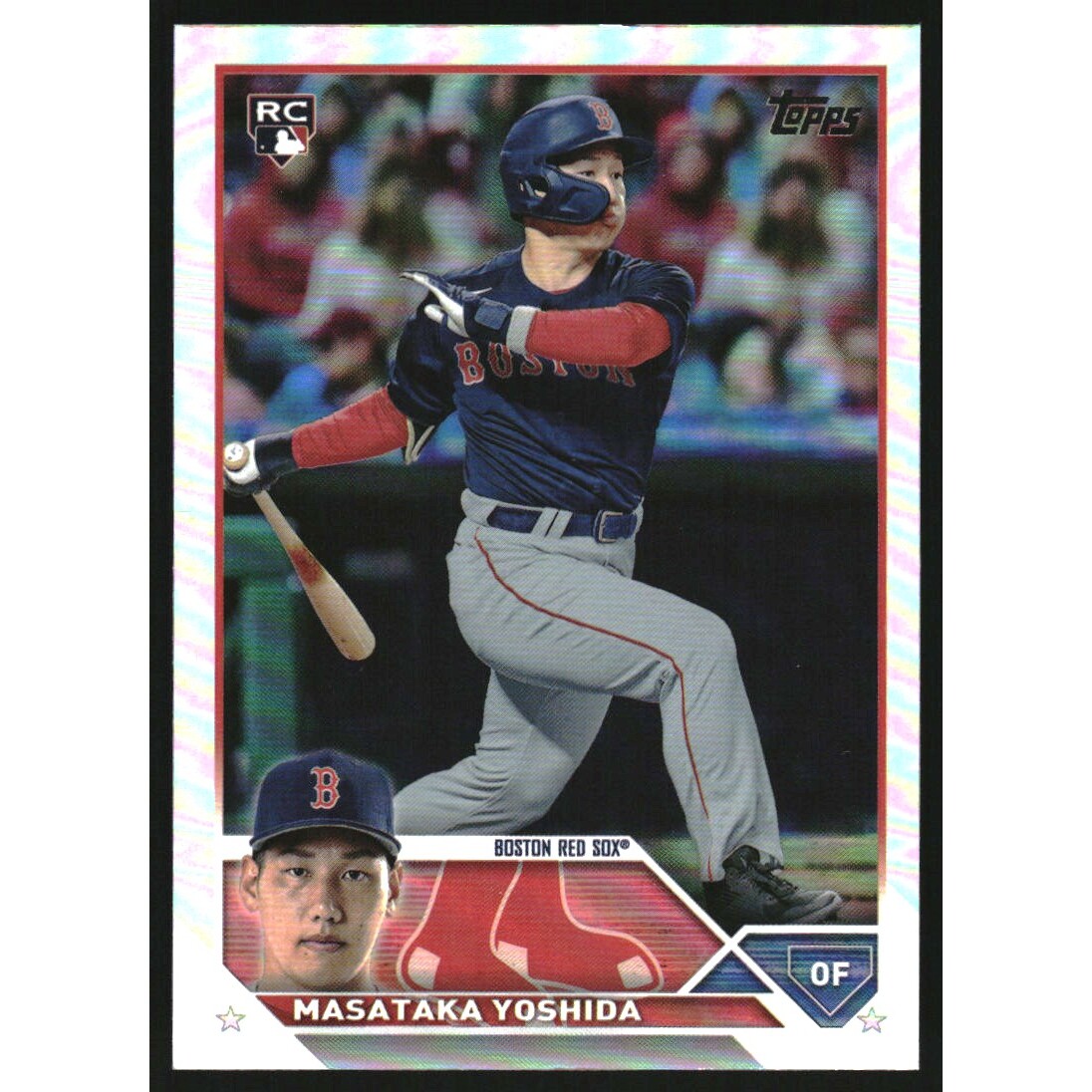 2023 Topps Rainbow Foil #471 Masataka Yoshida. rookie card picture