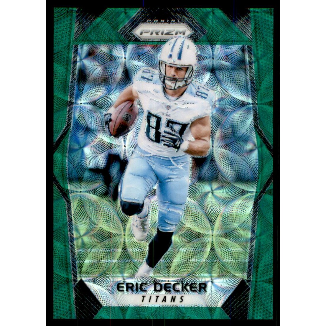2017 Panini Prizm Prizms Green Scope #112 Eric Decker. rookie card picture