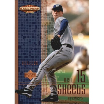 2002 Upper Deck Ballpark Idols Bronze #111 Ben Sheets